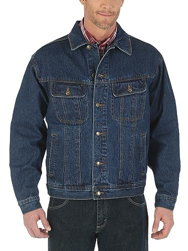 Wrangler Rugged Wear Men's Unlined Denim Jacket, Antique Indigo, 3XL | Amazon (US)