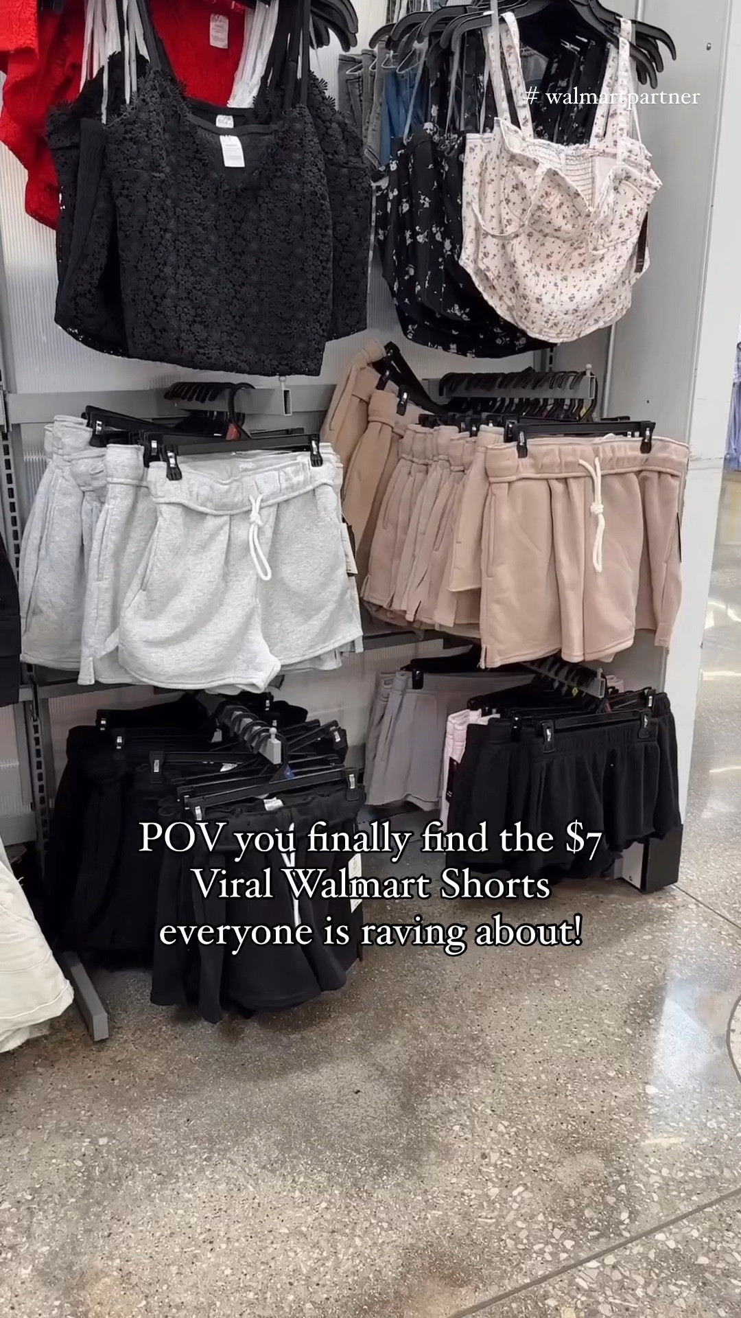 $7 Viral Walmart Shorts! Size: small, my tts. These are juniors, so if in between sizes- go up 1 size. 🤍

@walmart #walmartpartner #walmart