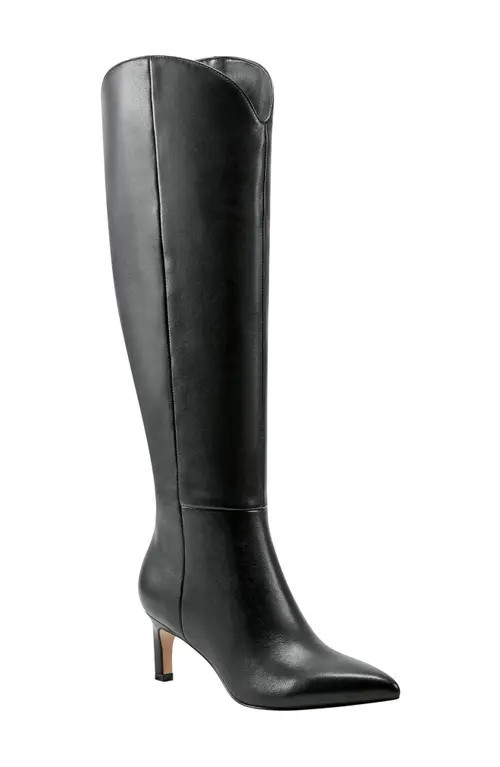 Marc Fisher LTD Quinnie Over the Knee Boot in Black at Nordstrom, Size 9.5 | Nordstrom