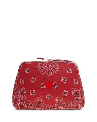 Large Bandana Vanity Bag with Embroidered Heart | Bloomingdale's (US)