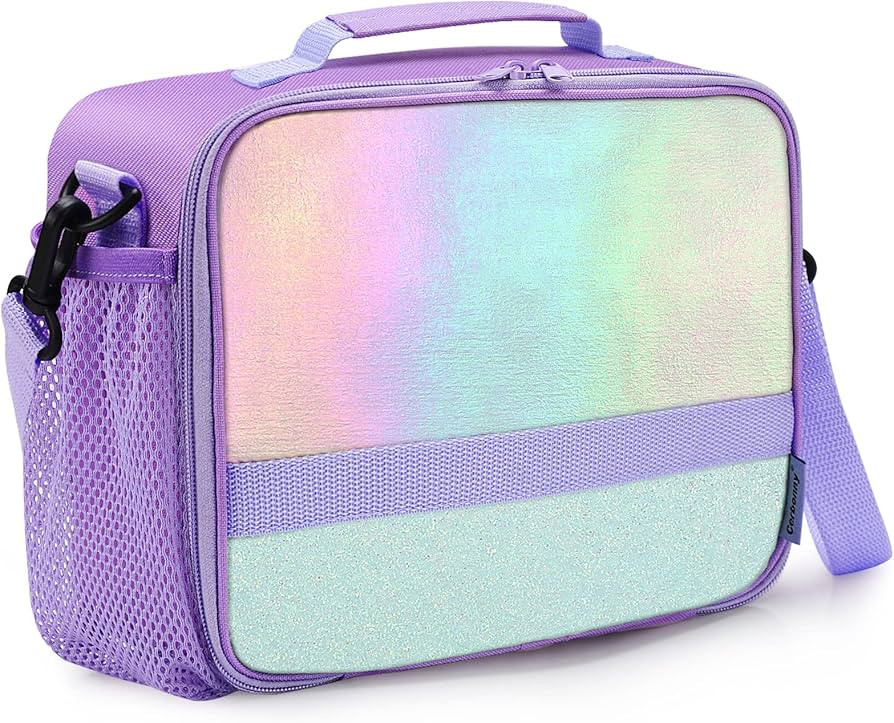 Kids Lunch Box Insulated Kids Lunch Bag for School,Lunch Box for Girls Kids with Adjustable Shoul... | Amazon (US)