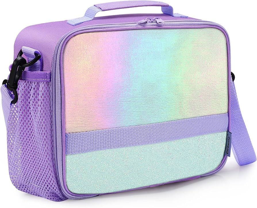 Kids Lunch Box Insulated Kids Lunch Bag for School,Lunch Box for Girls Kids with Adjustable Shoul... | Amazon (US)