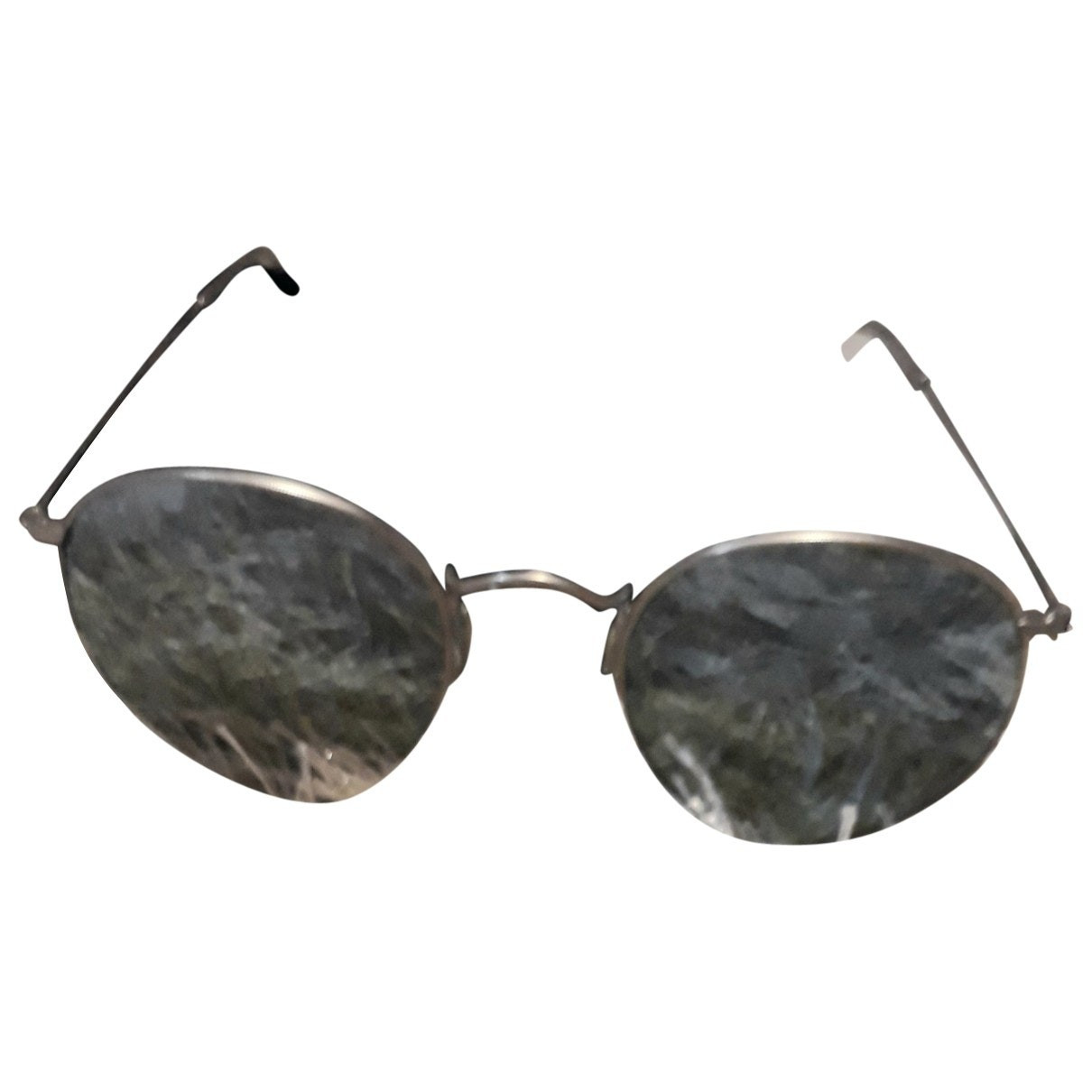 Ray-ban Round Silver Metal Sunglasses for Women | Vestiaire Collective (Global)