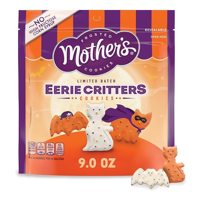 Mother’s Circus Halloween Animal Cookies I Snack Pack Halloween Treats for Kids, Individually W... | Amazon (US)