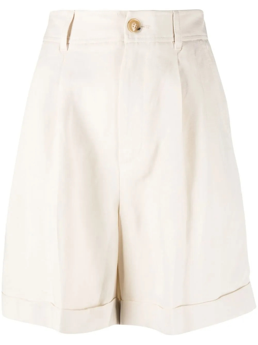 linen blend shorts | Farfetch Global