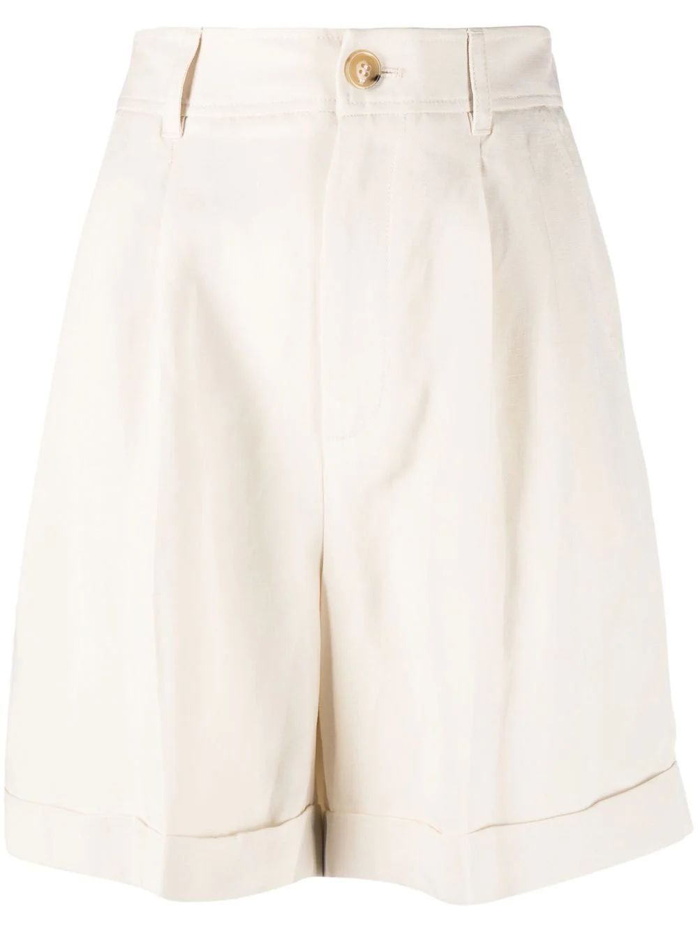 linen blend shorts | Farfetch Global