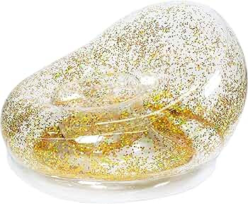 Air Candy Inflatable Glitter Chair - Filled with 6mm Holographic Color Changing Gold Glitter - Ma... | Amazon (US)