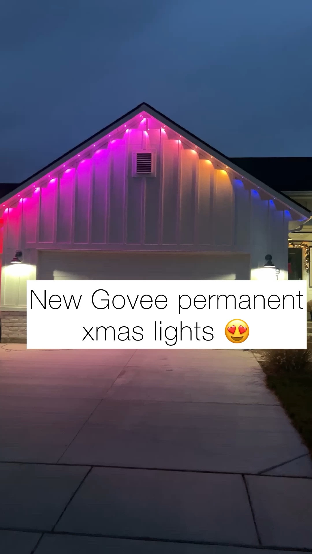 Best Black Friday find at Lowe’s! #ad Permanent outdoor lights - I create any light show from my phone 😱 Love these! #lowespartner 

#LTKHoliday #LTKCyberWeek #LTKHome
