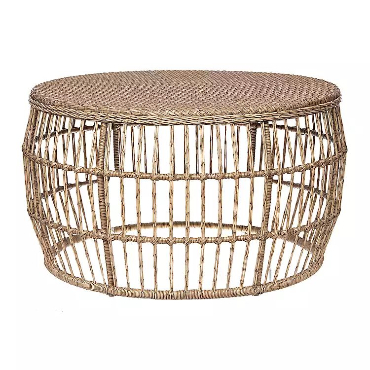 New!Tulum Natural Wicker Coffee Table | Kirkland's Home