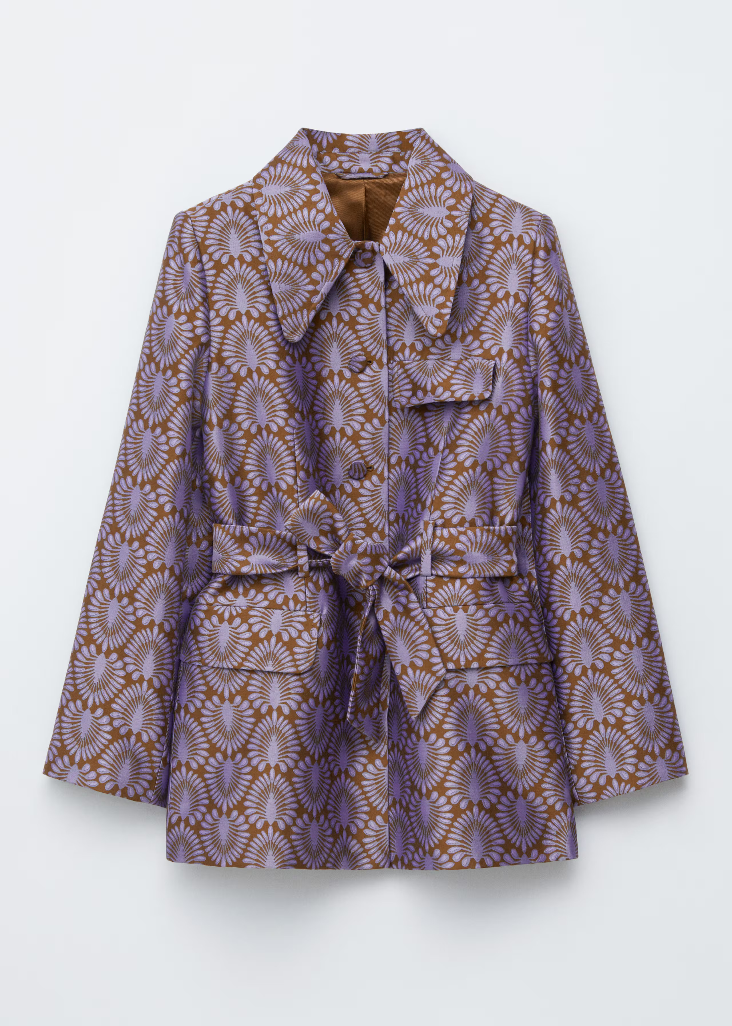 Tie-Belt Jacquard Blazer | & Other Stories - US