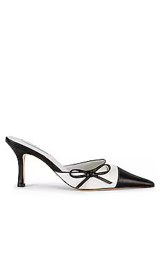 Tony Bianco Shirley Mule in Bone & Black from Revolve.com | Revolve Clothing (Global)