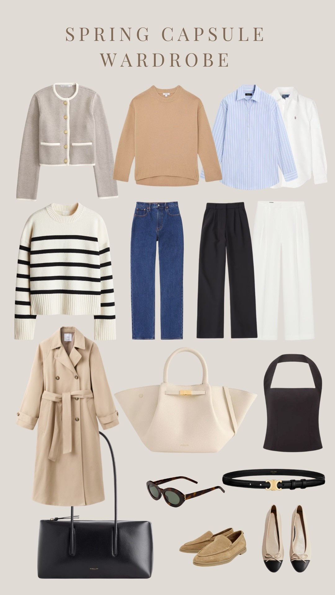 Key spring essentials for a capsule wardrobe 

#LTKspring #LTKworkwear #LTKeurope