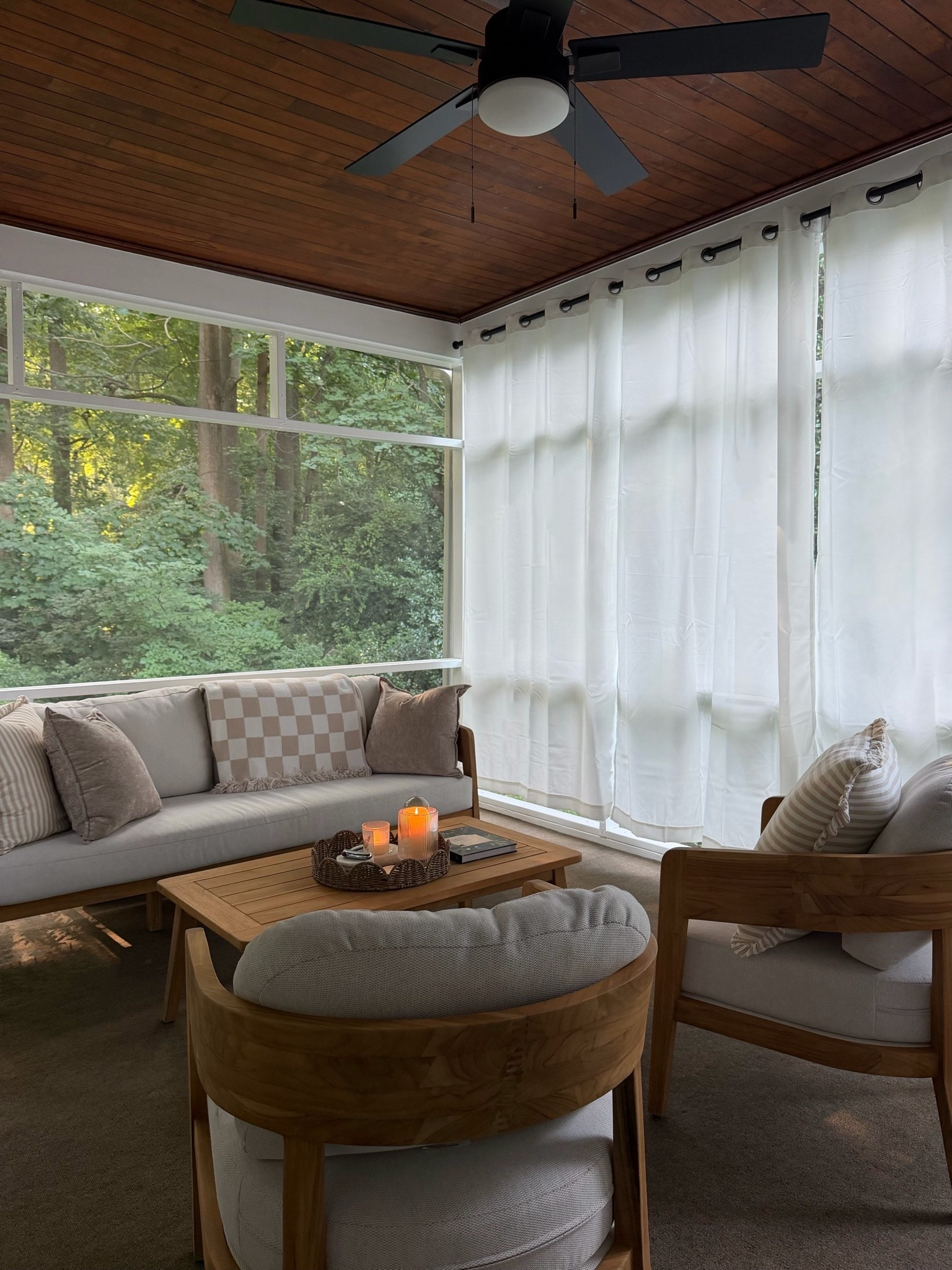 Curtains - I ordere 3 sets of 2 
Rod - 72 inch - 144 in

#LTKHome #LTKSeasonal #LTKdayinmylife