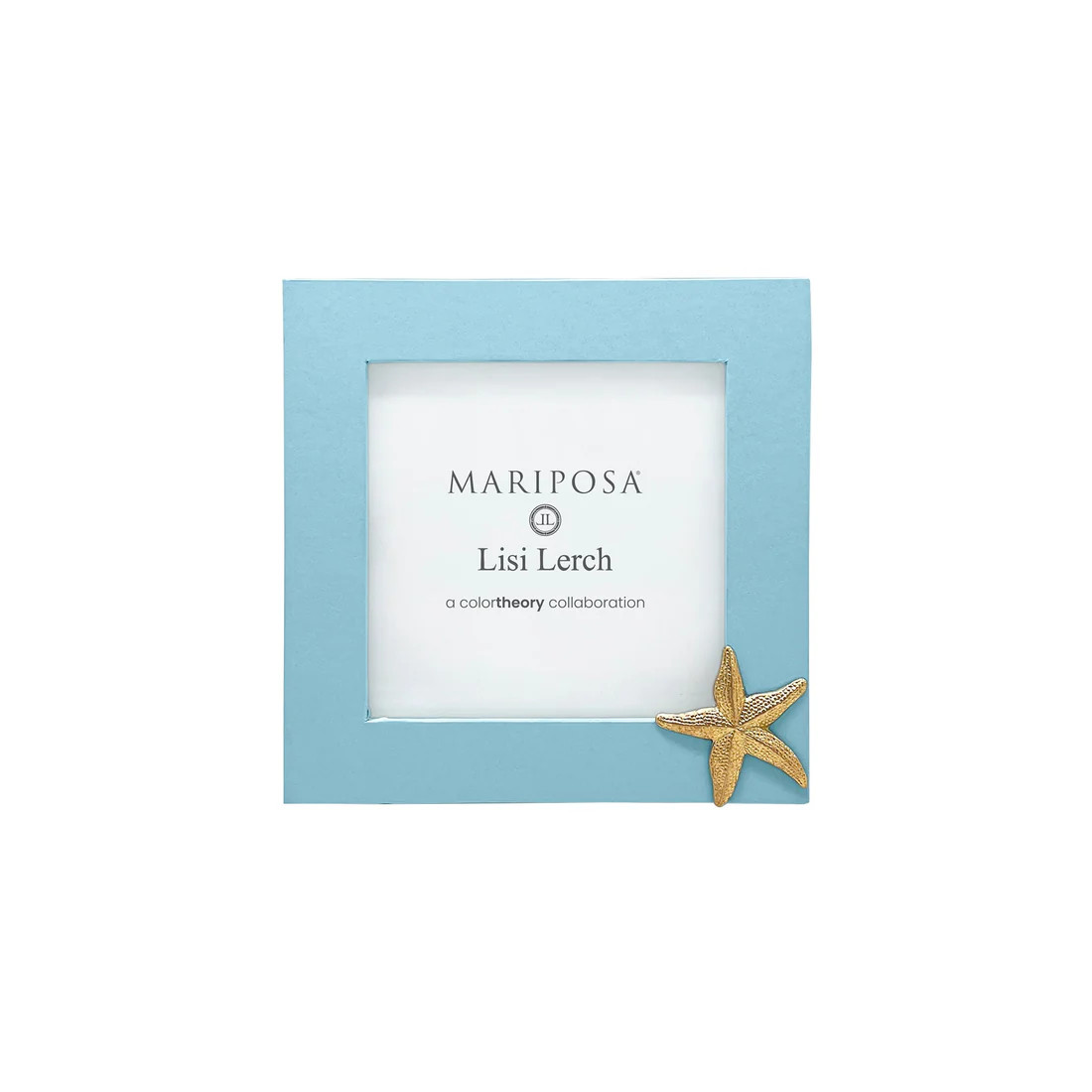 Starfish Sky Blue 4x4 Frame | Mariposa