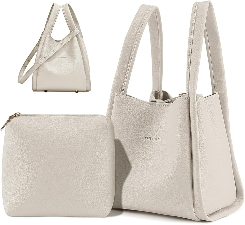 Small Bucket Bags for Women, Trendy Vegan Leather Mini Crossbody Handbag with Adjustable Shoulder... | Amazon (US)