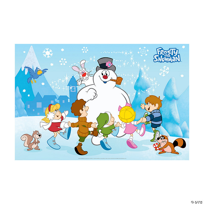 Frosty the Snowman™ & Friends Backdrop – 3 Pc. | Oriental Trading Company