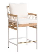 Counter Stool With Rope Detailing | Chairs & Seating | Marshalls | Marshalls