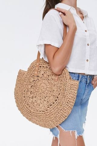 Basketwoven Tote Bag | Forever 21 (US)
