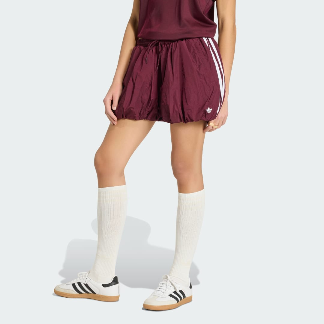 adidas ADILENIUM 5.0 BALLOON SHORTS Maroon XS - Womens Originals Shorts | adidas (US)