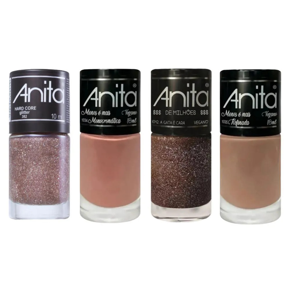 Kit C/4 Esmaltes Anita - Sedutora | DrogaRaia (BR)