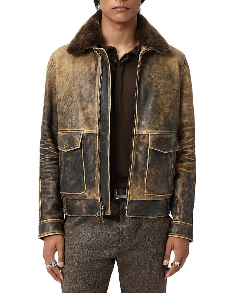John Varvatos Atlas Vintage Leather Jacket | Bloomingdale's (US)