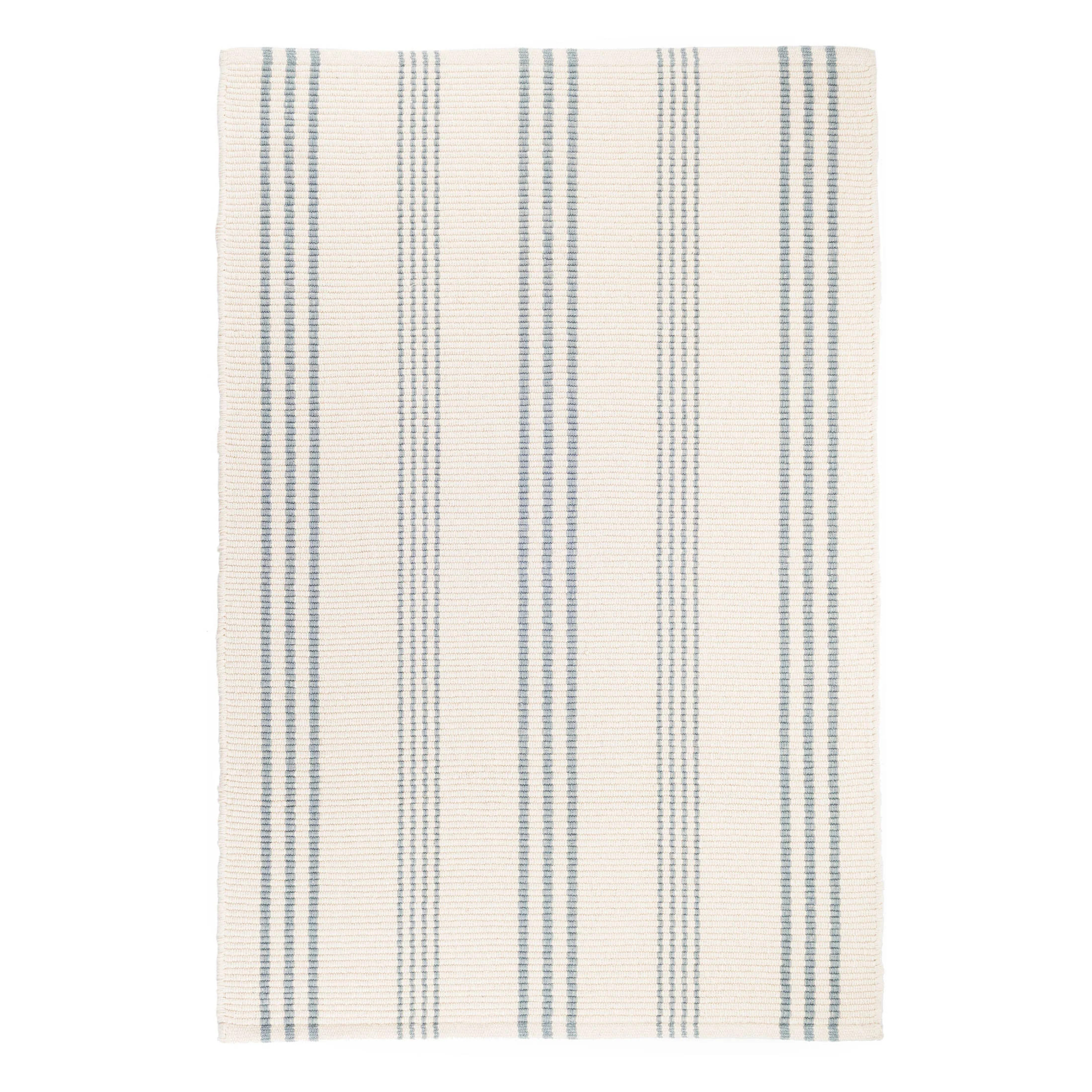 Swedish Stripe Handwoven Cotton Rug | Annie Selke