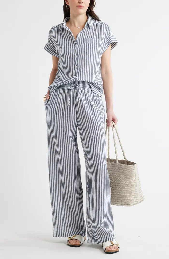 Wide Leg Cotton Pants | Nordstrom