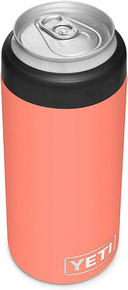 YETI Rambler 12 oz. Colster Slim Can Insulator for the Slim Hard Seltzer Cans, Coral | Amazon (US)