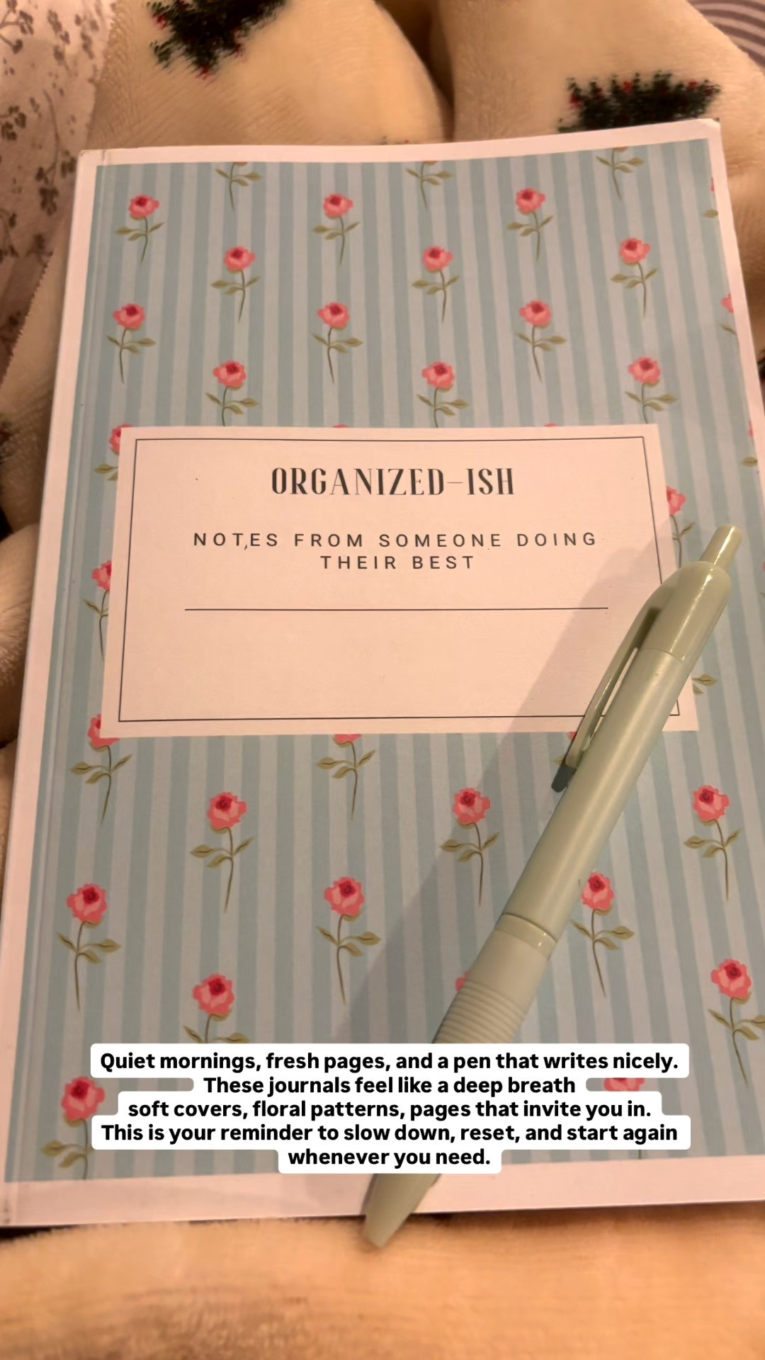 The Organized-ish August House Journal is giving cozy productivity, soft goals, and realistic routines. Perfect for note-taking, planning, and keeping life together…-ish. 🤍
#journalcommunity #planneraddict #aestheticstationery

#LTKmomlife #LTKGiftGuide #LTKdayinmylife