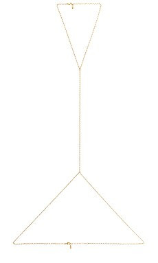 Camila Coelho Arelle Body Chain in Gold White from Revolve.com | Revolve Clothing (Global)