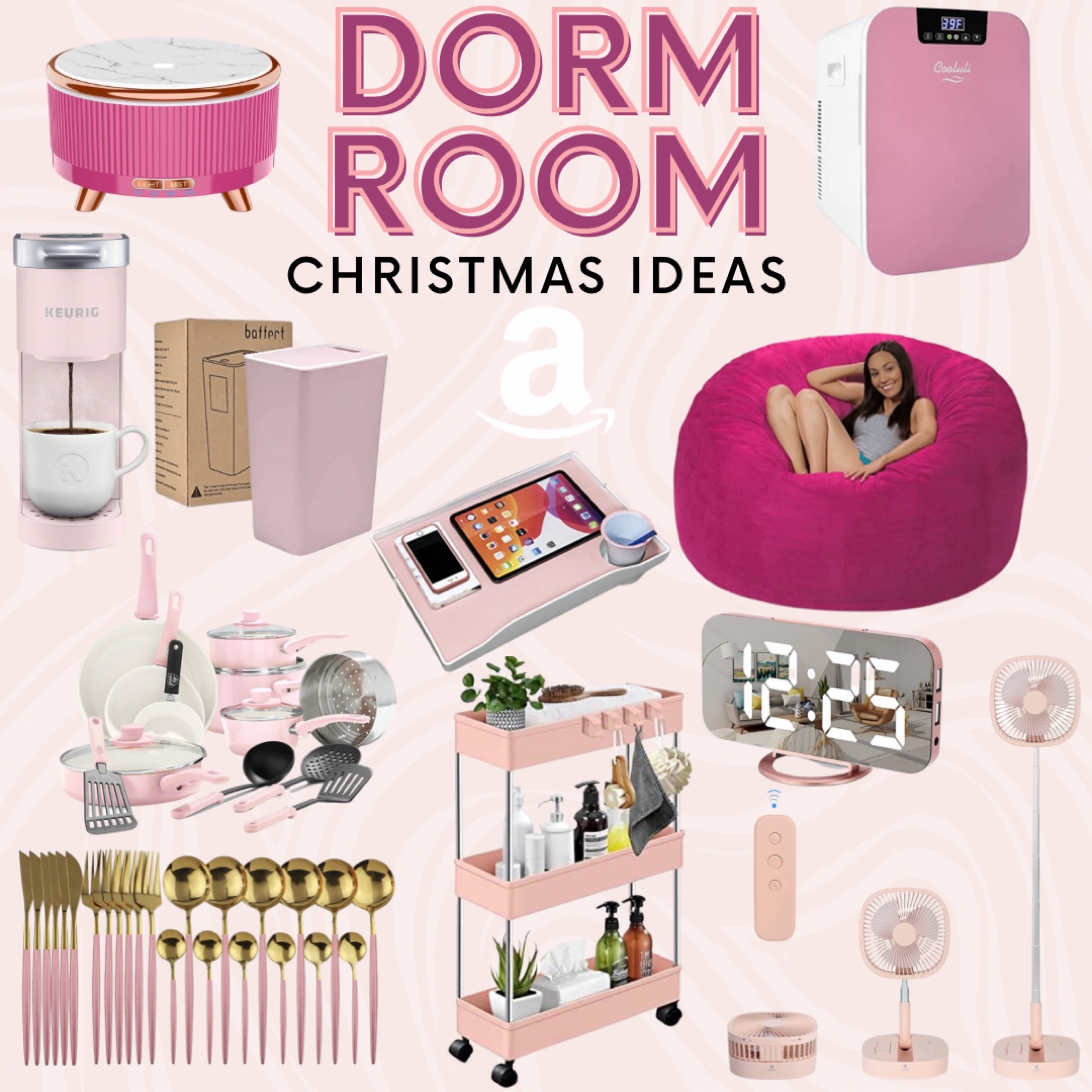 Dorm room essentials 
@amazon #collegegirl #dormroom

#LTKGiftGuide #LTKsalealert #LTKCyberweek