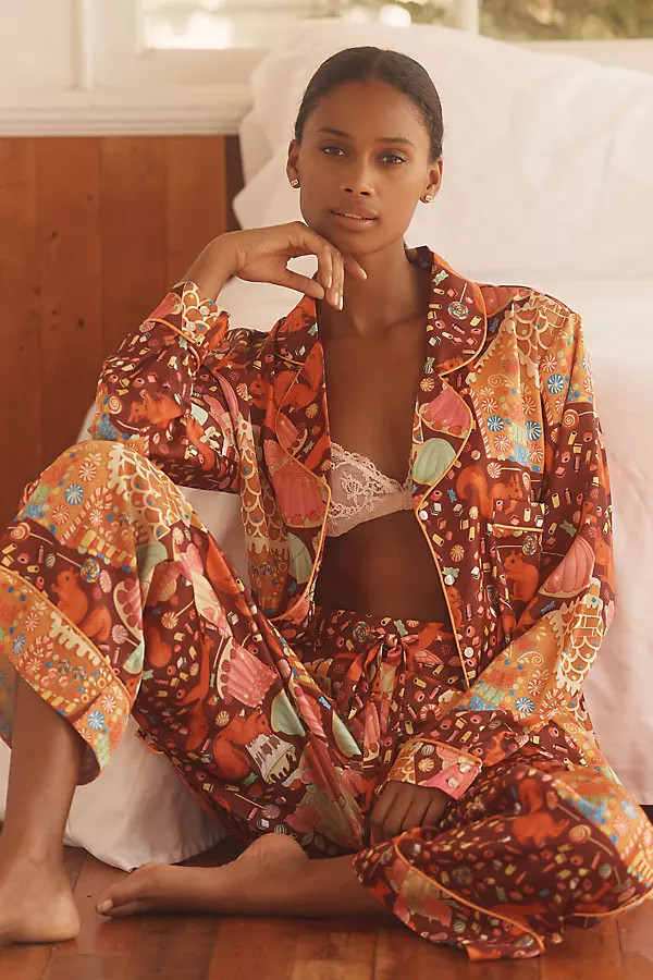 Karen Mabon Sweet as a Nut Classic Pajama Set | Anthropologie (US)
