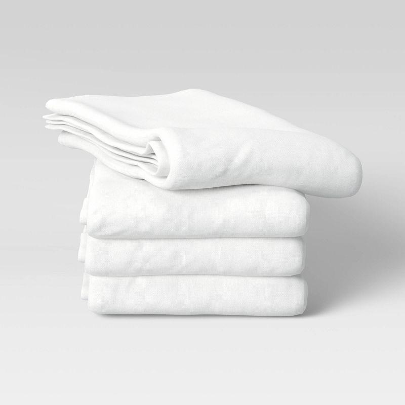 4pk 30"x30" Cotton Kitchen Towels White - Room Essentials™ | Target