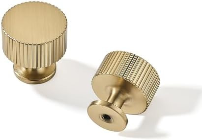 khtumeware 10 Pack 1.1 Inch Champagne Bronze Cabinet Knobs Round Drawer Knobs Cabinet Hardware Sa... | Amazon (US)