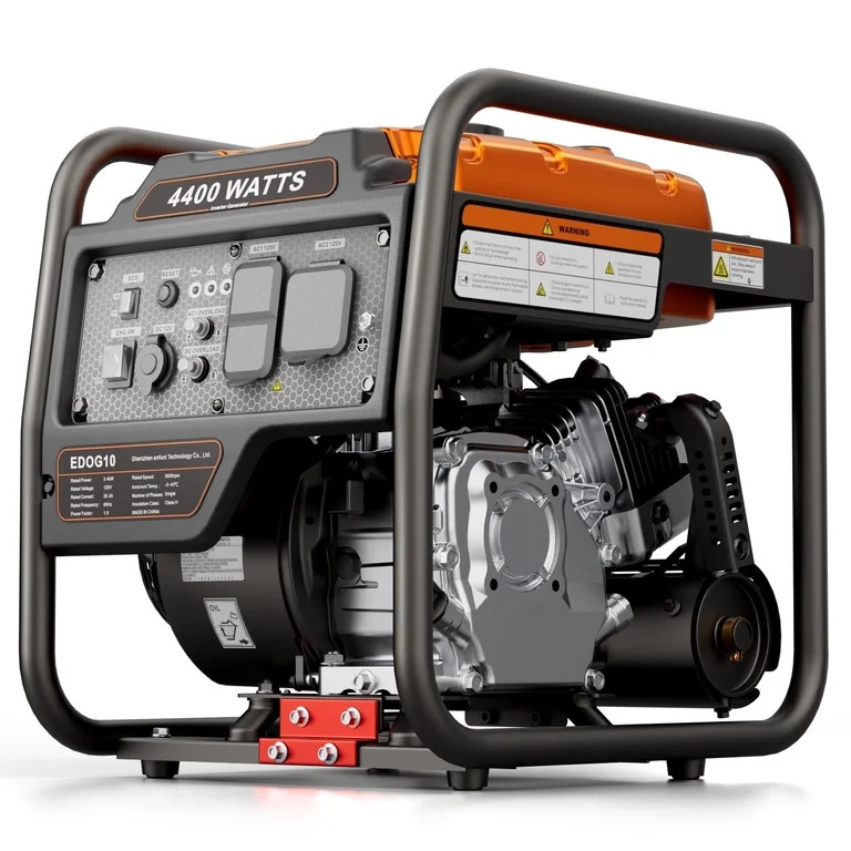 Efurden 4400-Watt Portable Inverter Generator, Gas Powered Generator for Emergency Home Backup, O... | Walmart (US)
