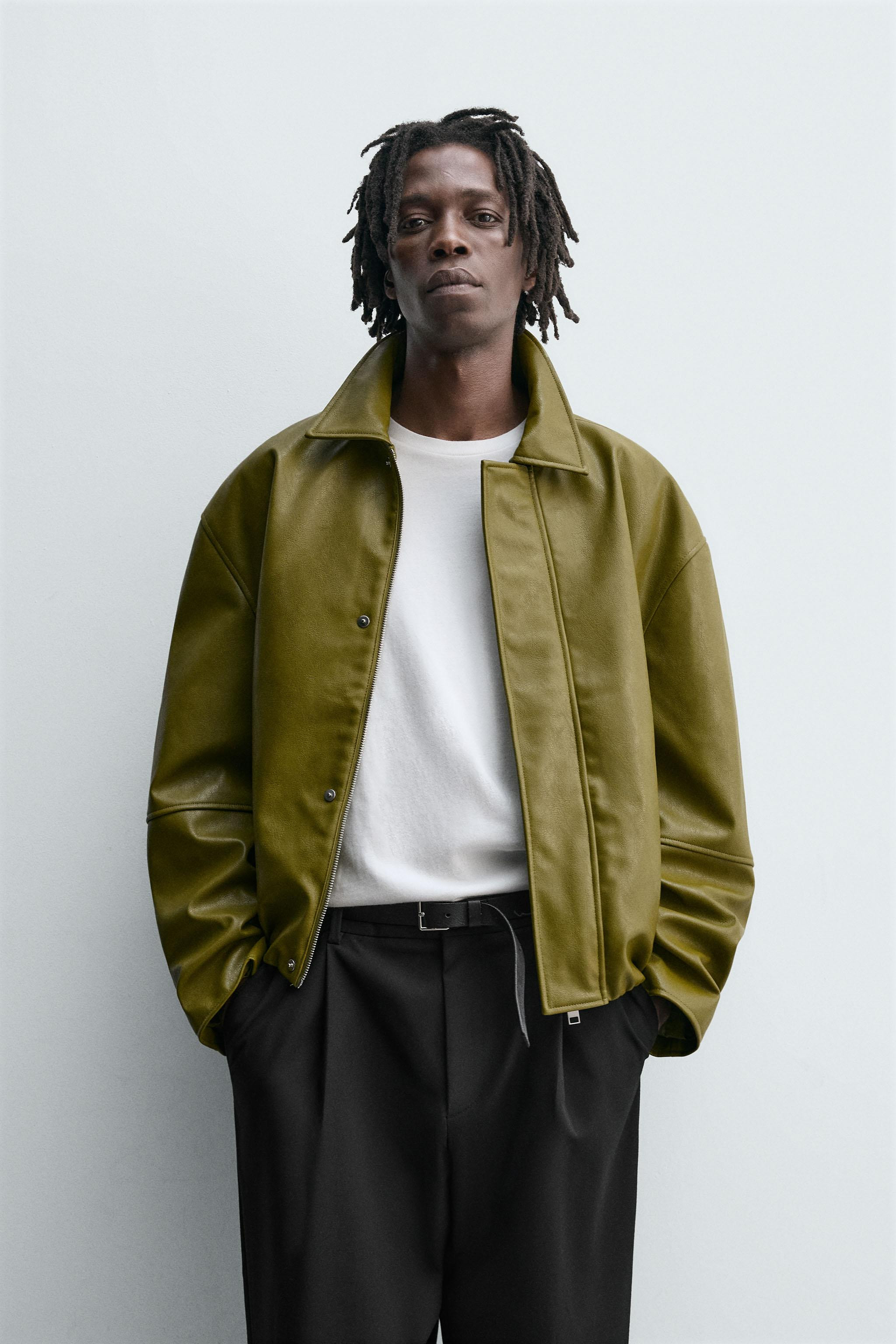 FAUX LEATHER JACKET | Zara US