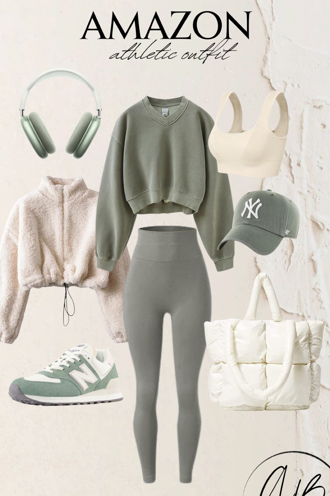 Amazon workout outfit inspo 

Fitness
Leggings 
Sage green 
Athleisure 
Casual style 

#LTKSeasonal #LTKfitness #LTKstyletip