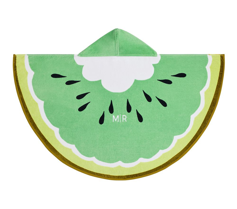 Kiwi Shaped Baby Beach Hooded Towel | Pottery Barn Kids