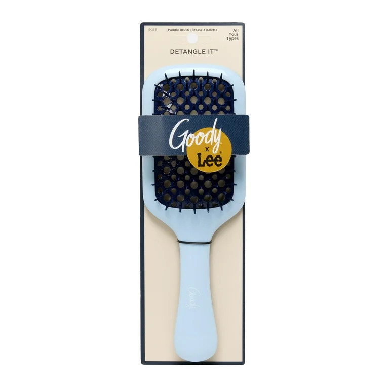 Goody x Lee Paddle Hairbrush, Detangling, No-Snag, Vented Design, for Thick Hair, 1 Count | Walmart (US)