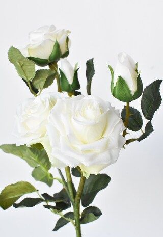 22.5" Faux Rose Stem Cream White | Michaels | Michaels Stores