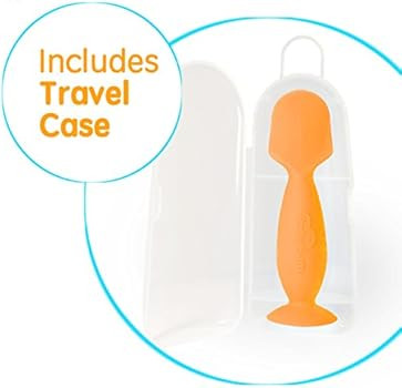 Baby Bum Brush, Mini Diaper Rash Cream Applicator with Travel Case, Soft Flexible Silicone, Uniqu... | Amazon (US)