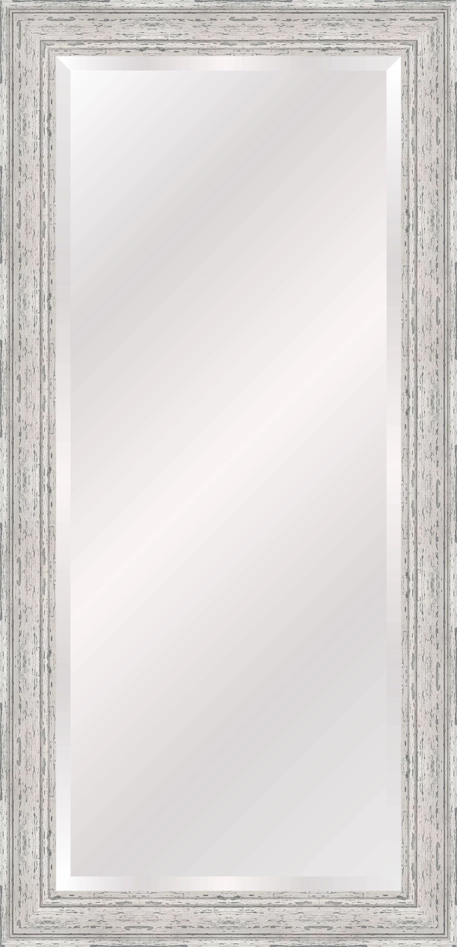 Martin Svensson Home Antique White and Grey Farmhouse Full Length Leaner Mirror | Walmart (US)