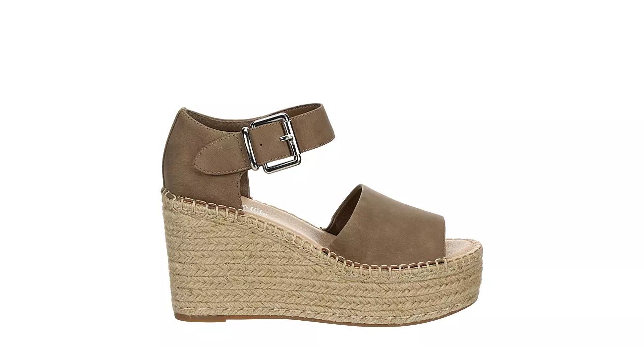 Michael By Michael Shannon Womens Giulia Wedge Sandal - Taupe | Rack Room Shoes