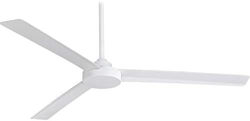 62" Minka Aire Roto XL Flat White Outdoor Ceiling Fan with Wall Control | Amazon (US)
