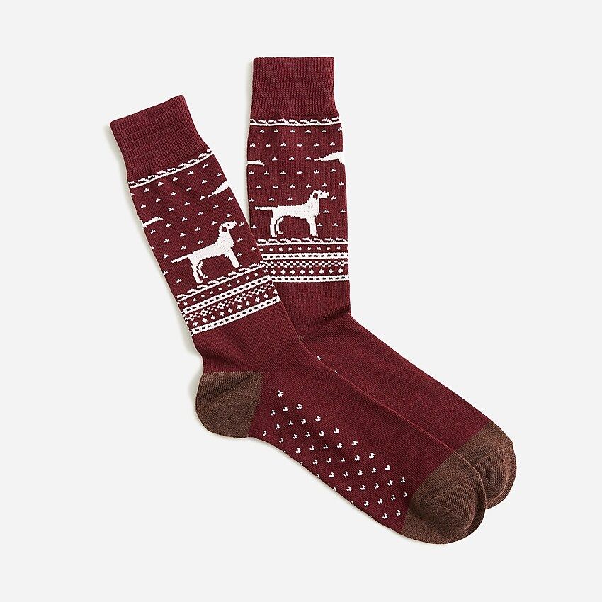 Fair Isle critter socks | J.Crew US