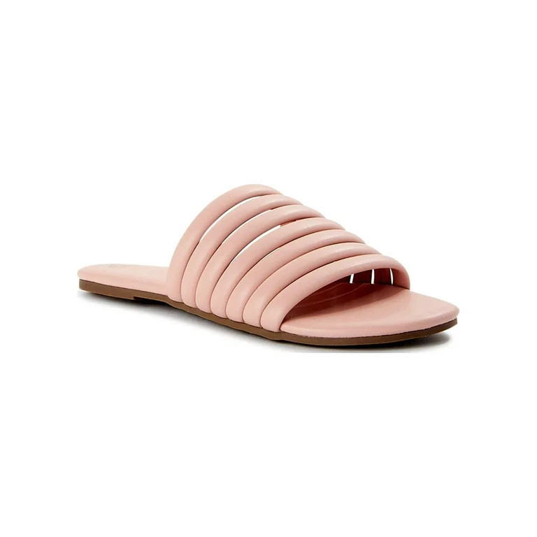 Time and Tru Women's Multi-Band Slide Sandals | Walmart (US)