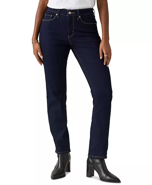 Women's Classic Mid-Rise Straight-Leg Jeans | Macy's