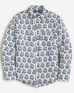 Garçon cotton voile shirt in bouquet block print | J. Crew US