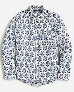 Garçon cotton voile shirt in bouquet block print | J.Crew US