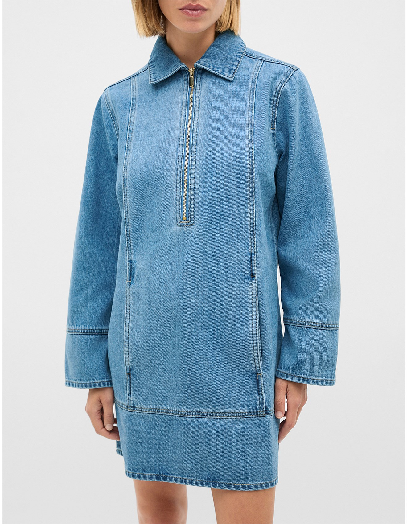 DENIM MINI DRESS | David Jones (Australia & New Zealand)